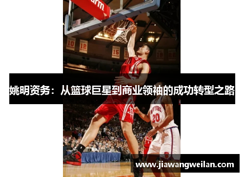 姚明资务：从篮球巨星到商业领袖的成功转型之路